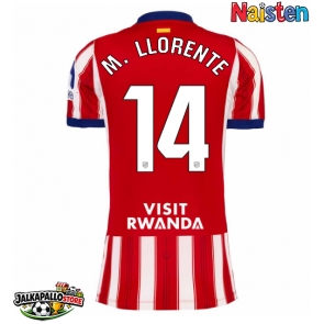 Atletico Madrid Marcos Llorente #14 Kotipaita Naisten 2026-27 Lyhythihainen